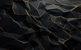 Abstract black and gold stone background