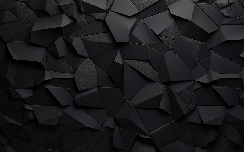 Abstract black Texture wall_Black Textured Wall_Dark Textured stone background Background
