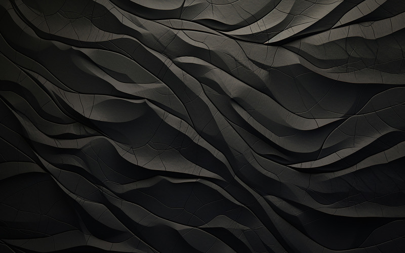 Abstract black wall background_black stone background wall_black stone wall pattern Background