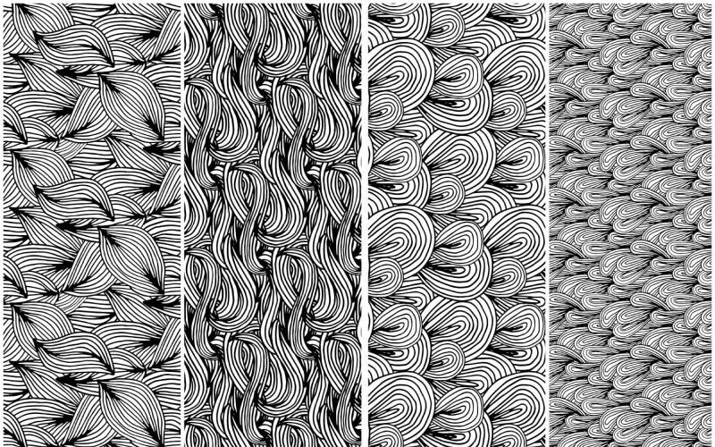 Hand Drawn Doodle Patterns