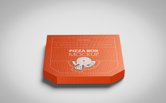 Pizza Box PSD Mockup Vol 03