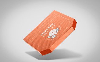Pizza Box PSD Mockup Vol 04