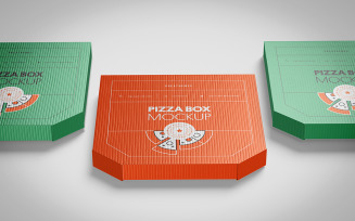 Pizza Box PSD Mockup Vol 05