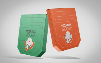 Pizza Box PSD Mockup Vol 20