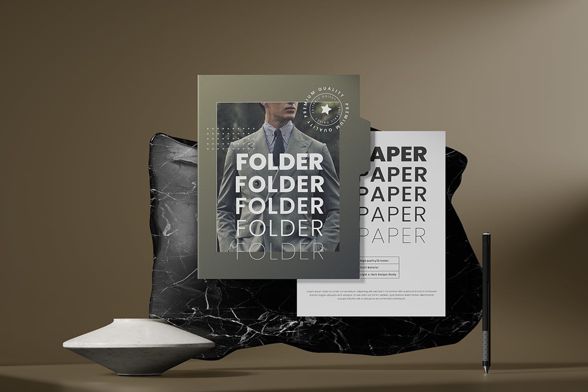 Kit Graphique #414886 A4 Dossier Divers Modles Web - Logo template Preview