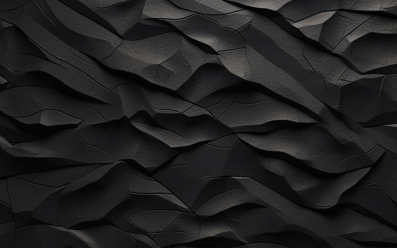 Abstract black stone wall background Background