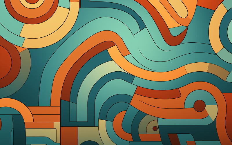 Rainbow wall art_colorful art wall_premium wall art design Background