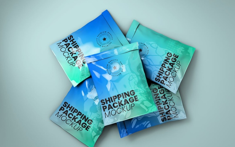 Shipping Package PSD Mockup Vol 02 Product Mockup