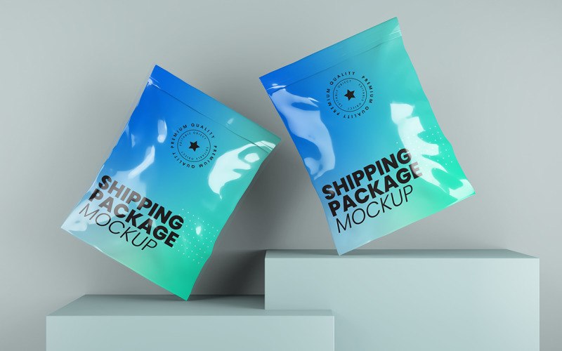 Shipping Package PSD Mockup Vol 06 Product Mockup