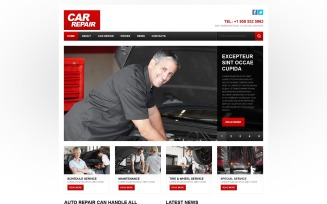 Car Repair Responsive Website Template