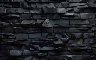 Abstract dark stone wall_black stone wall pattern_dark stone wall pattern_dark stone wall