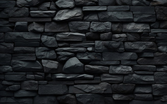 Dark textured stone wall_black textured stone wall pattern_dark textured stone wall pattern