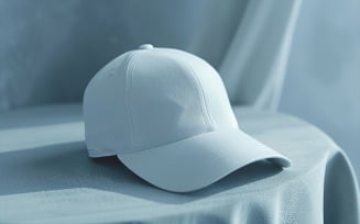 White cap on the table_blank cap on table_blank cap mockup