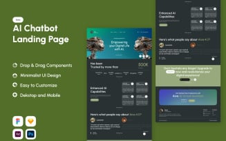 Aiva - AI Chatbot Landing Page V2