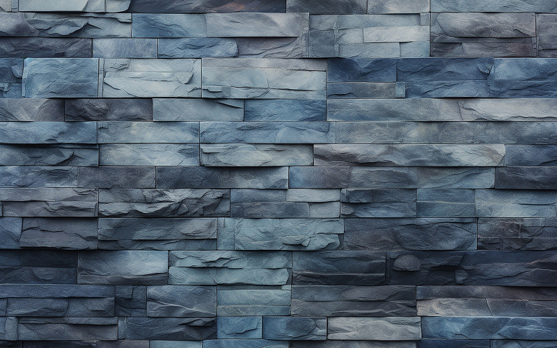 Dark blue stone wall_blue stone pattern_textured stone pattern Background