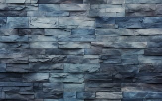Dark blue stone wall_blue stone pattern_textured stone pattern