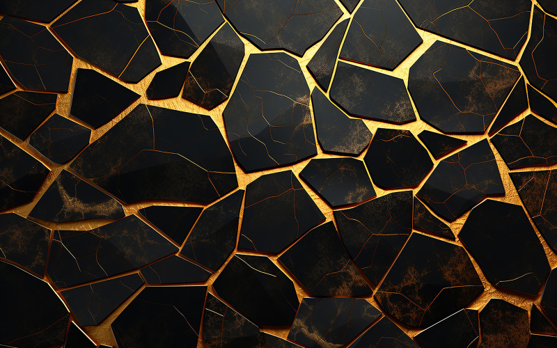 Desert black and gold tiles_black and gold tiles wall Background
