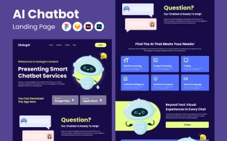 Dialog - AI Chatbot Landing Page V2