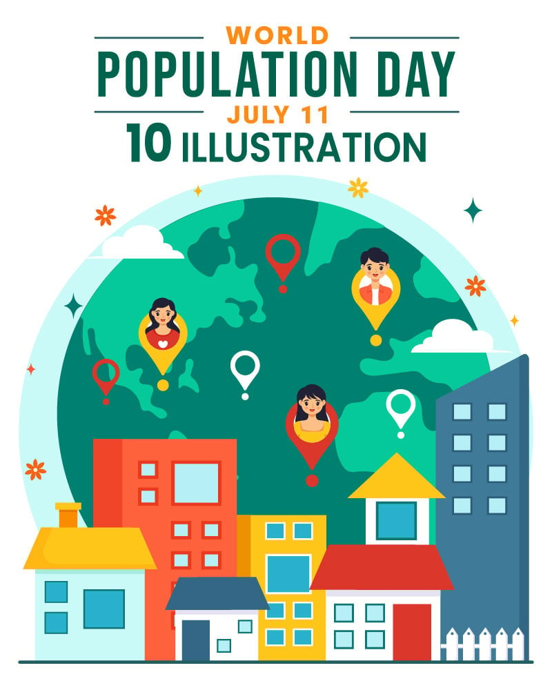 Template #415220 Population Day Webdesign Template - Logo template Preview