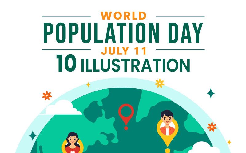 10 World Population Day Illustration