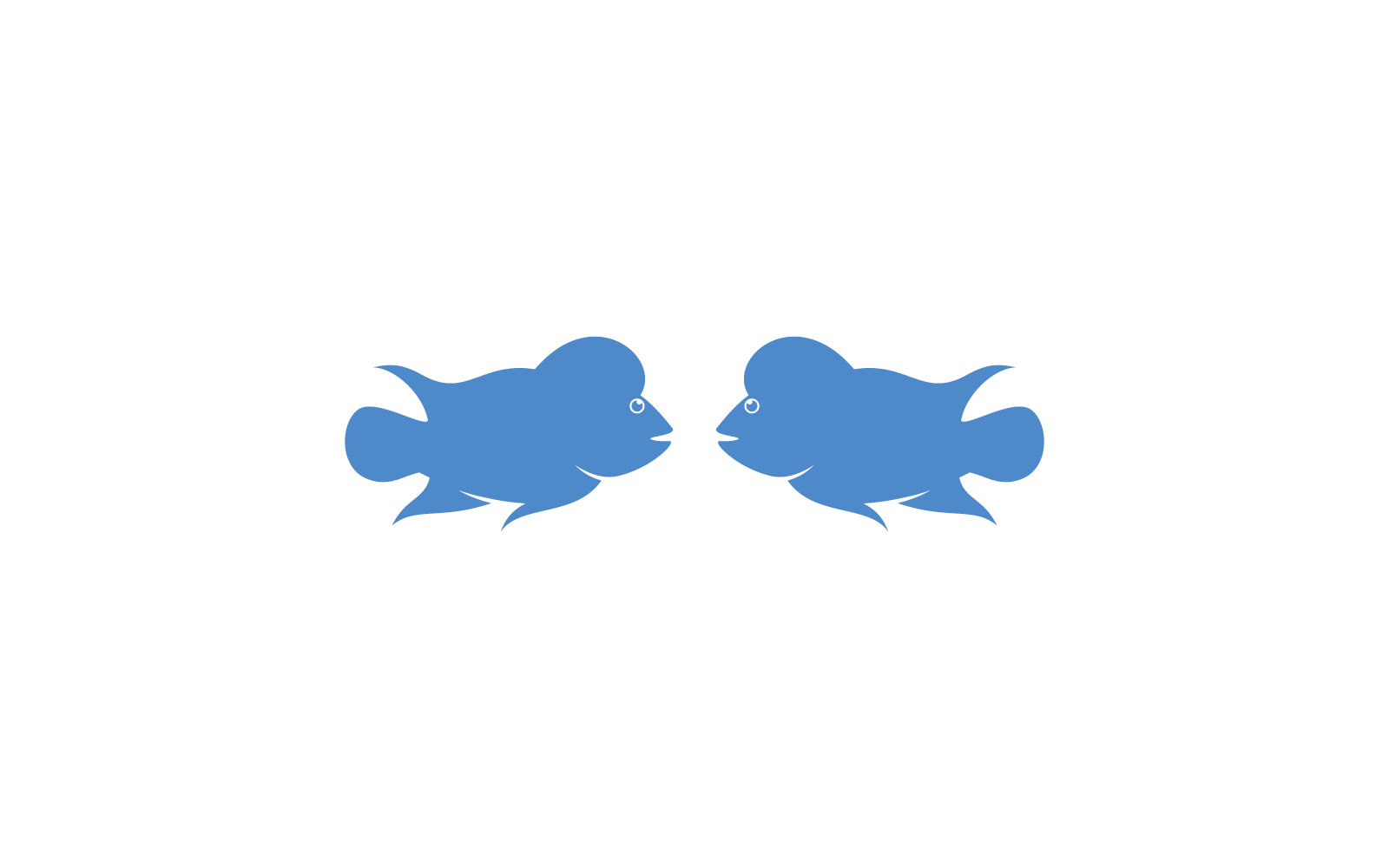Louhan fish illustration design Logo Template