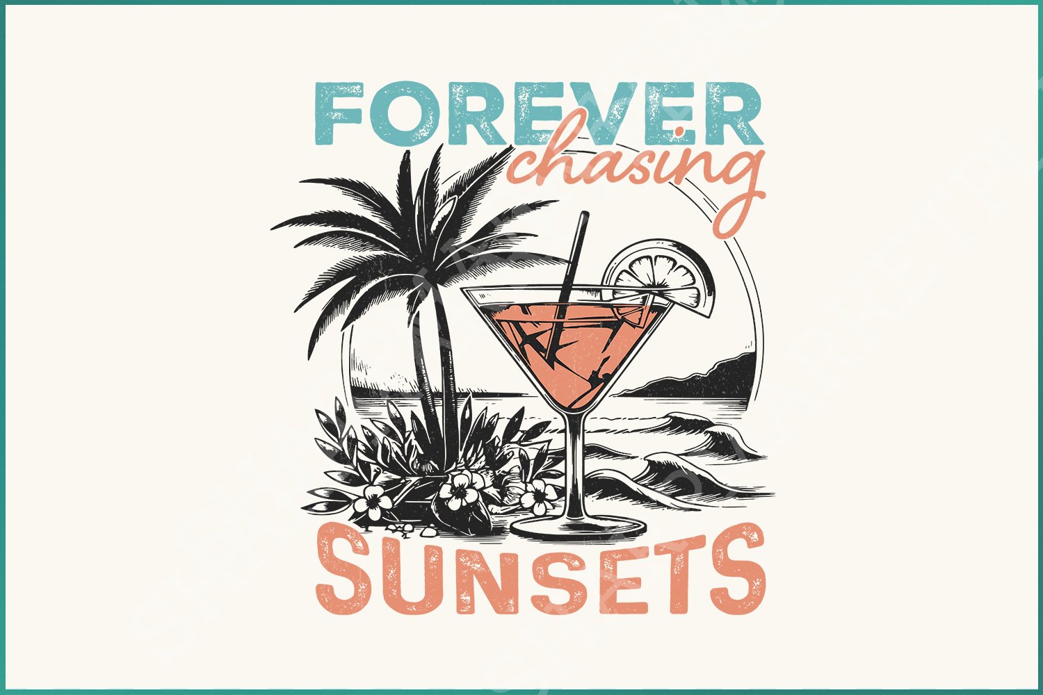 Kit Graphique #415607 Chasing Sunsets Divers Modles Web - Logo template Preview