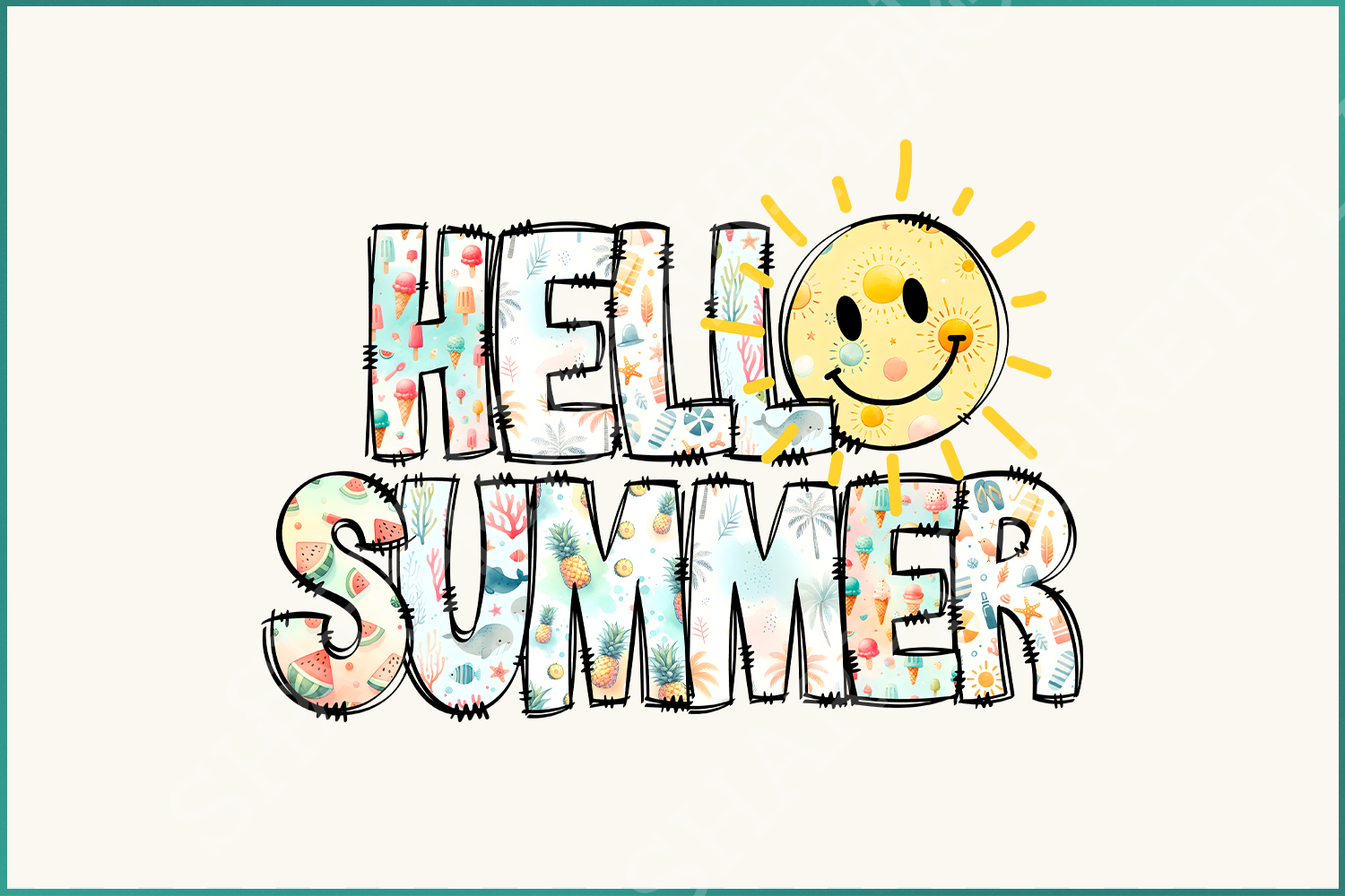 Kit Graphique #415613 Hello Summer Divers Modles Web - Logo template Preview