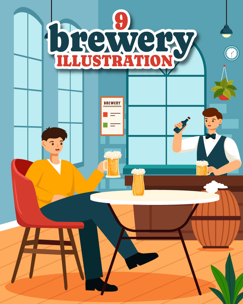 Kit Graphique #415660 Brewery Fermentation Divers Modles Web - Logo template Preview