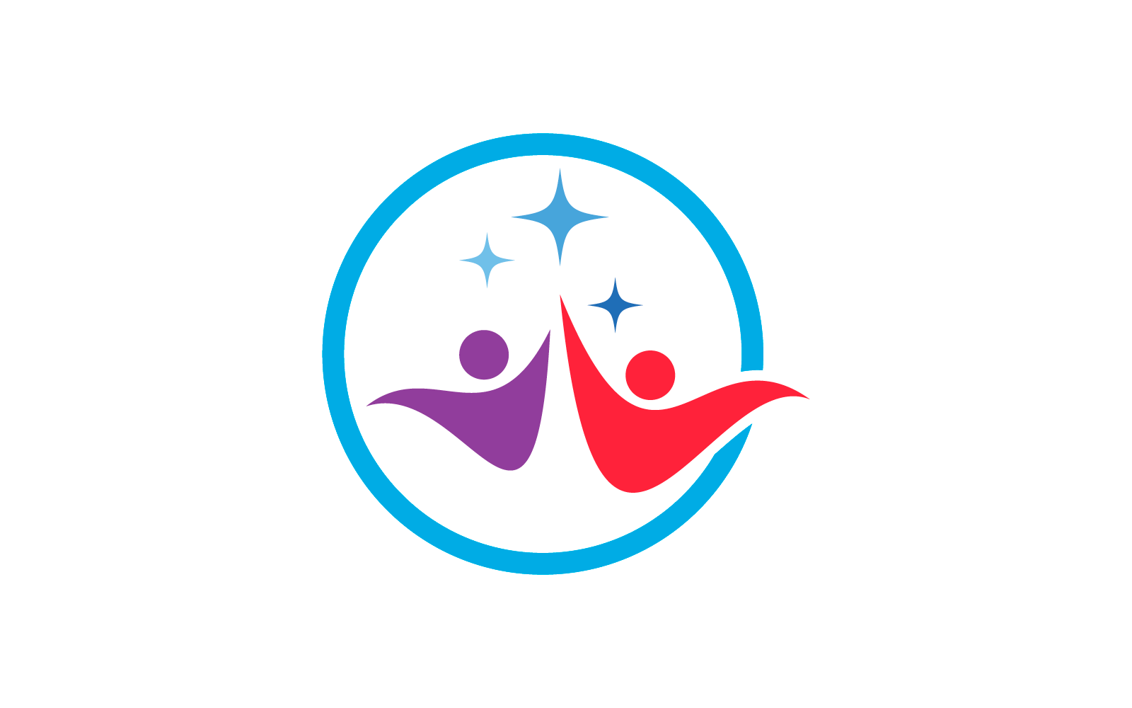 Logotipo de comunidad, red y social.