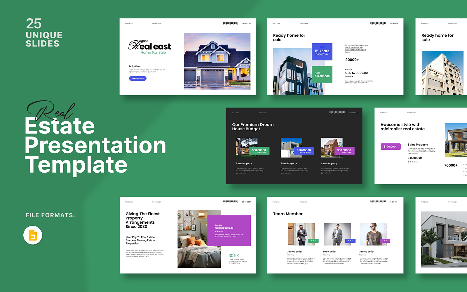 Kit Graphique #415870 Realestate Presentation Divers Modles Web - Logo template Preview