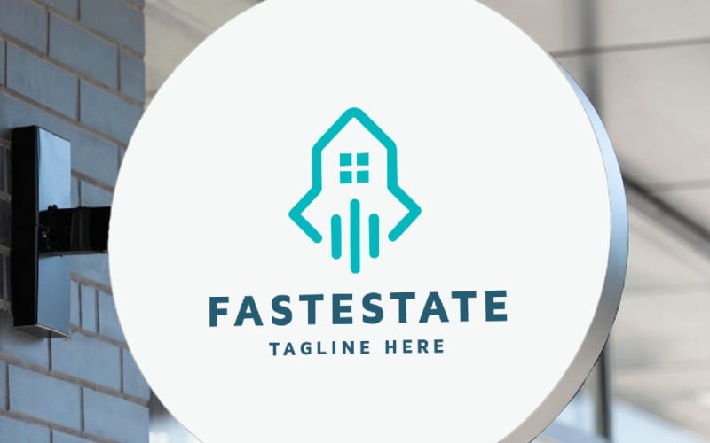 Fast Real Estate Professional Logo Logo Template