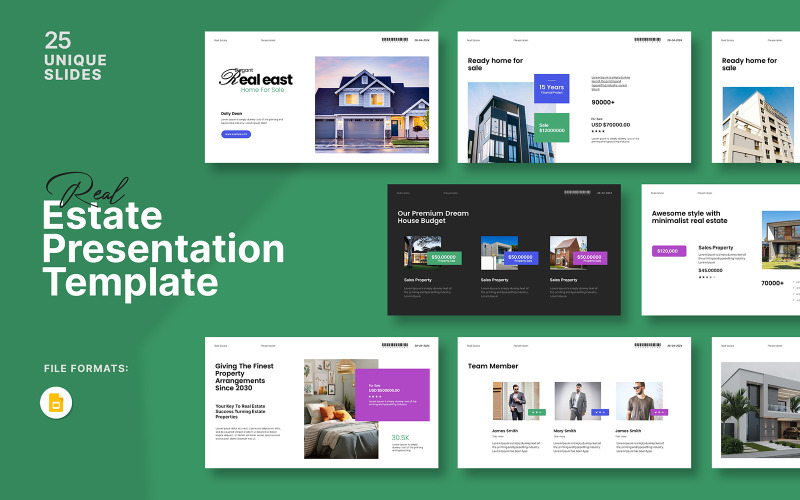 Smart Real Estate Googleslide Presentation Google Slide