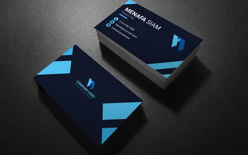 Corporate Professional Design Business card template Ready To Print Corporate Identity