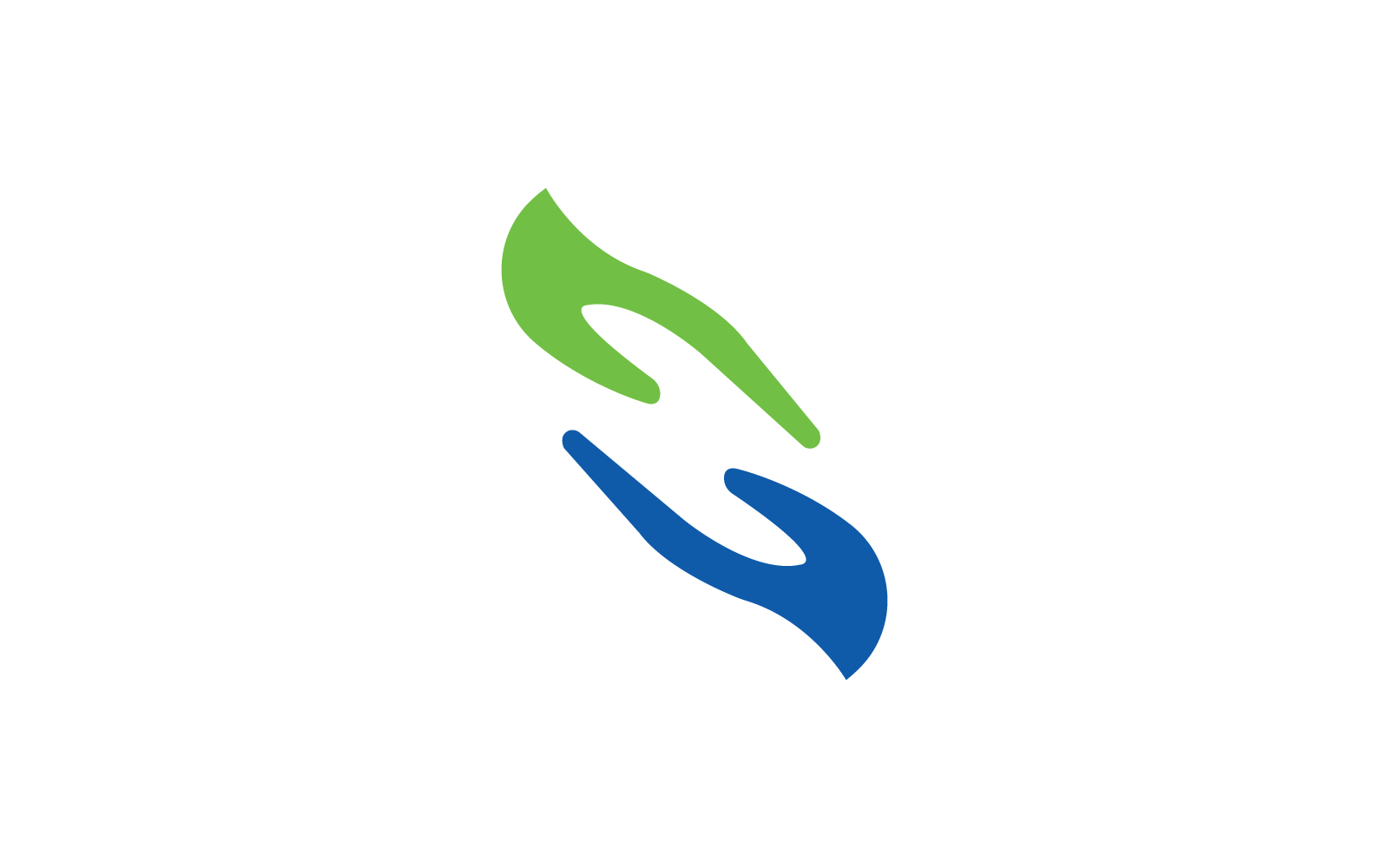 disegno del modello vettoriale del logo per la cura delle mani
