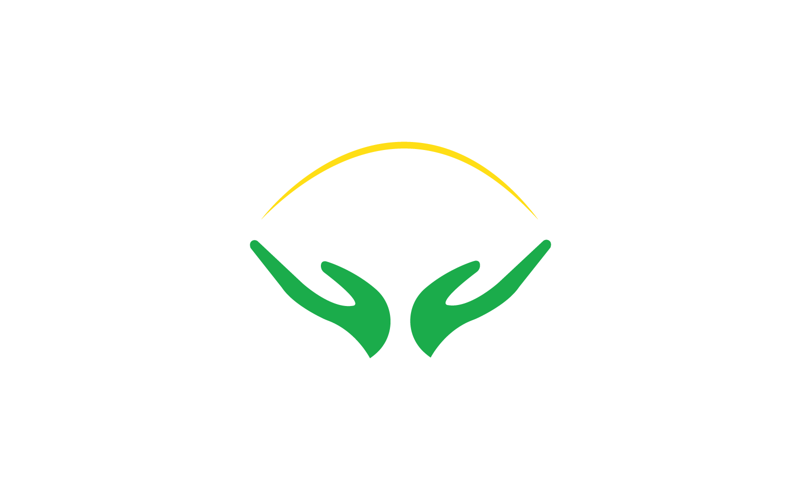 pielęgnacja dłoni ilustracja logo szablon wektora