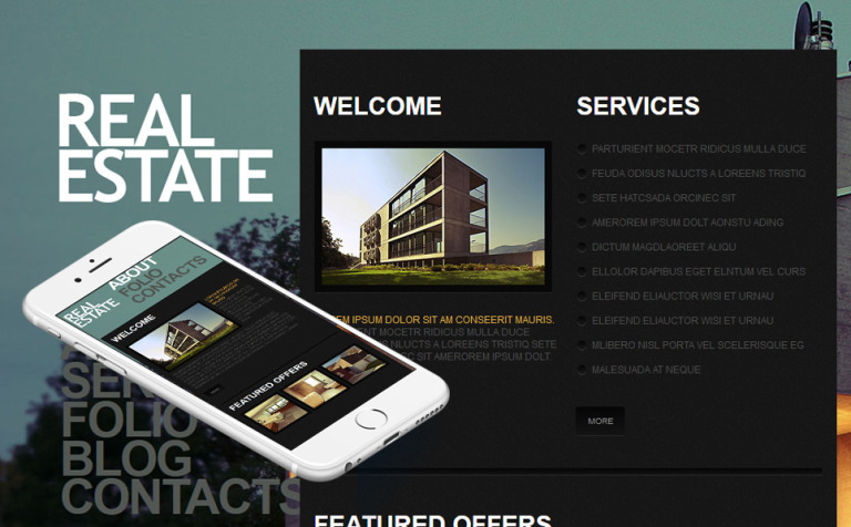 Real Estate Agency Premium Moto CMS HTML Theme Big Screenshot Real Estate Agency Moto CMS HTML Template New Screenshots BIG