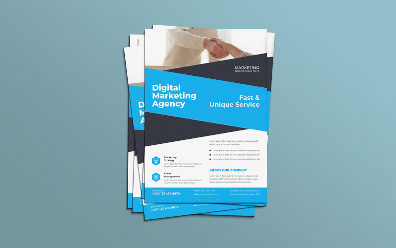 Corporate Charity Event Marketing Flyer Corporate Identity