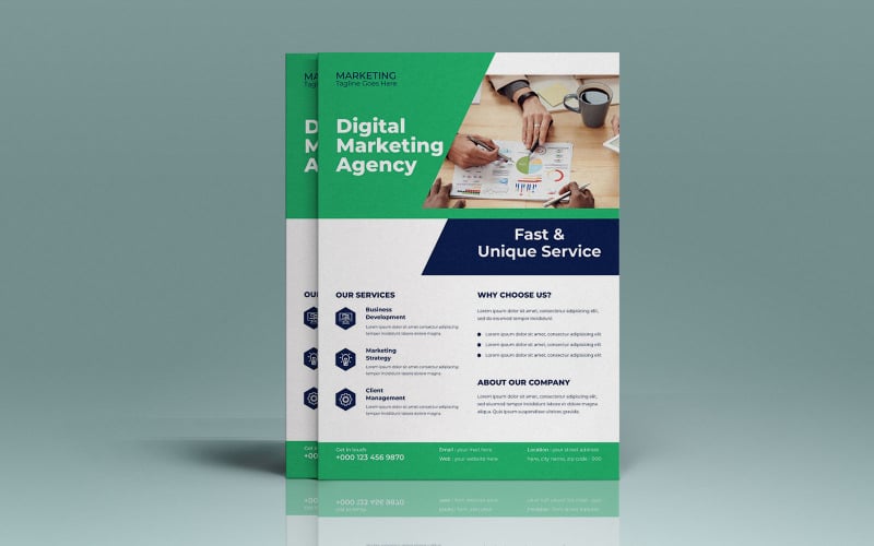 Corporate Training Workshop Marketing Flyer Corporate Identity