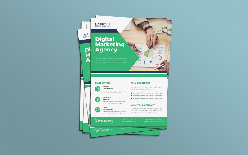 Financial Management Workshop Marketing Flyer Corporate Identity