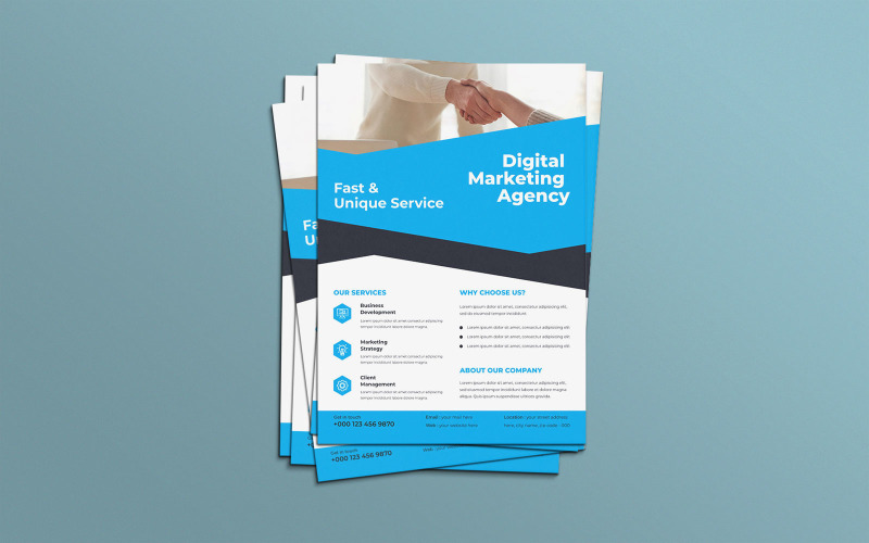 Leadership Development Program Marketing Flyer Corporate Identity