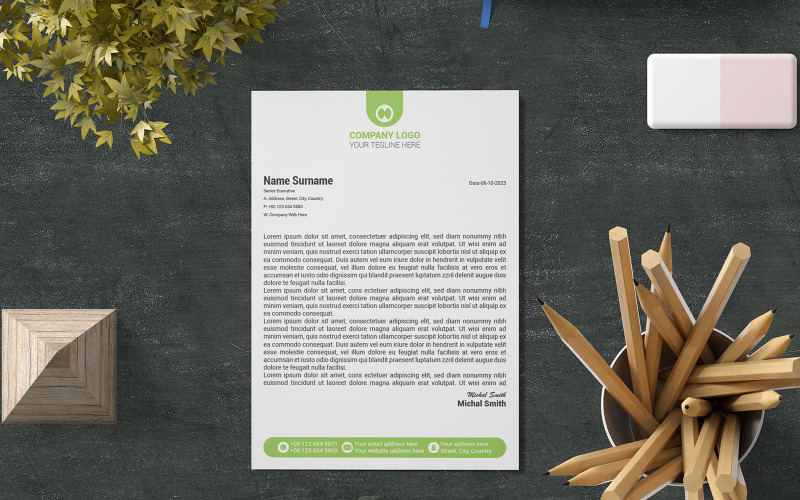Letterhead Design, Creative Letterhead Corporate Identity