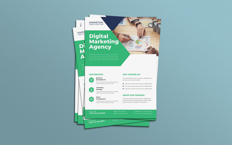 Real Estate Investment Seminar Marketing Flyer Corporate Identity