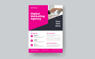 Digital Marketing Agency Clean Business Solutions Flyer