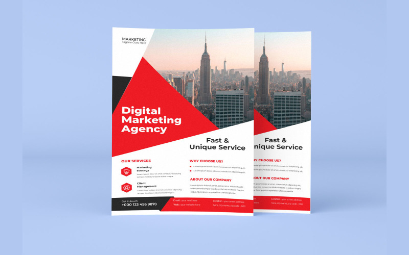 Digital Marketing Campaign Marketing Flyer Corporate Identity