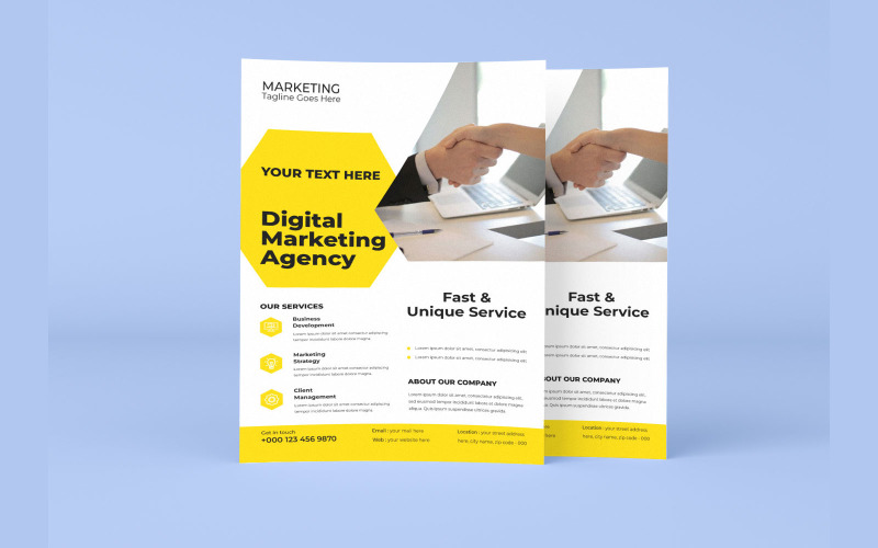 Modern Corporate Marketing Flyer Templates Corporate Identity