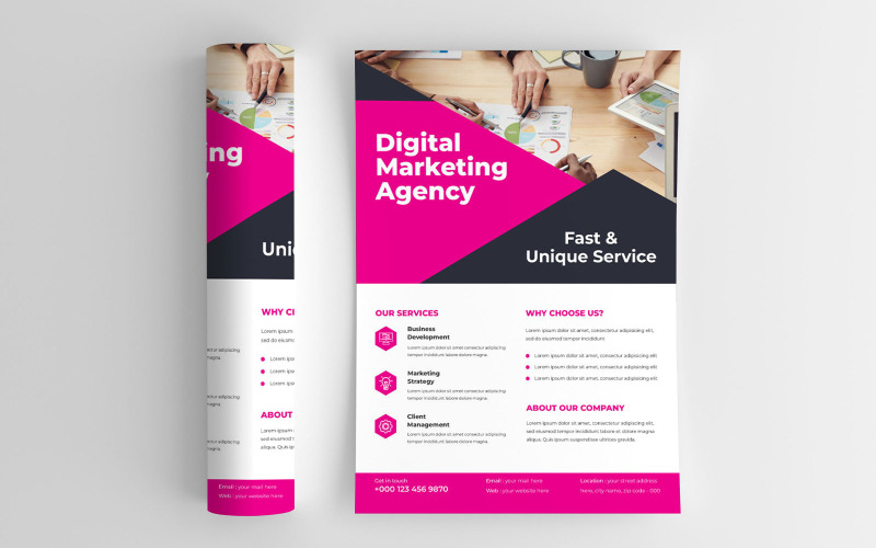 Professional Resume Writing Services Marketing Flyer Corporate Identity