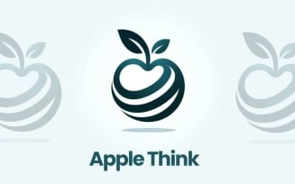 Apple Think Modern Vector Logo
