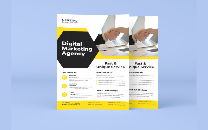 Business Networking Mixer Marketing Flyer Corporate Identity