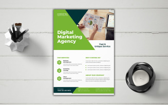 Digital Marketing Agency Business Analysis Consultation Flyer