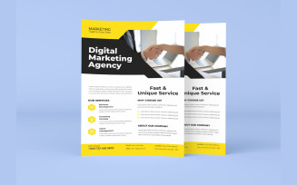 Digital Marketing Agency Corporate Retreat Flyer Template